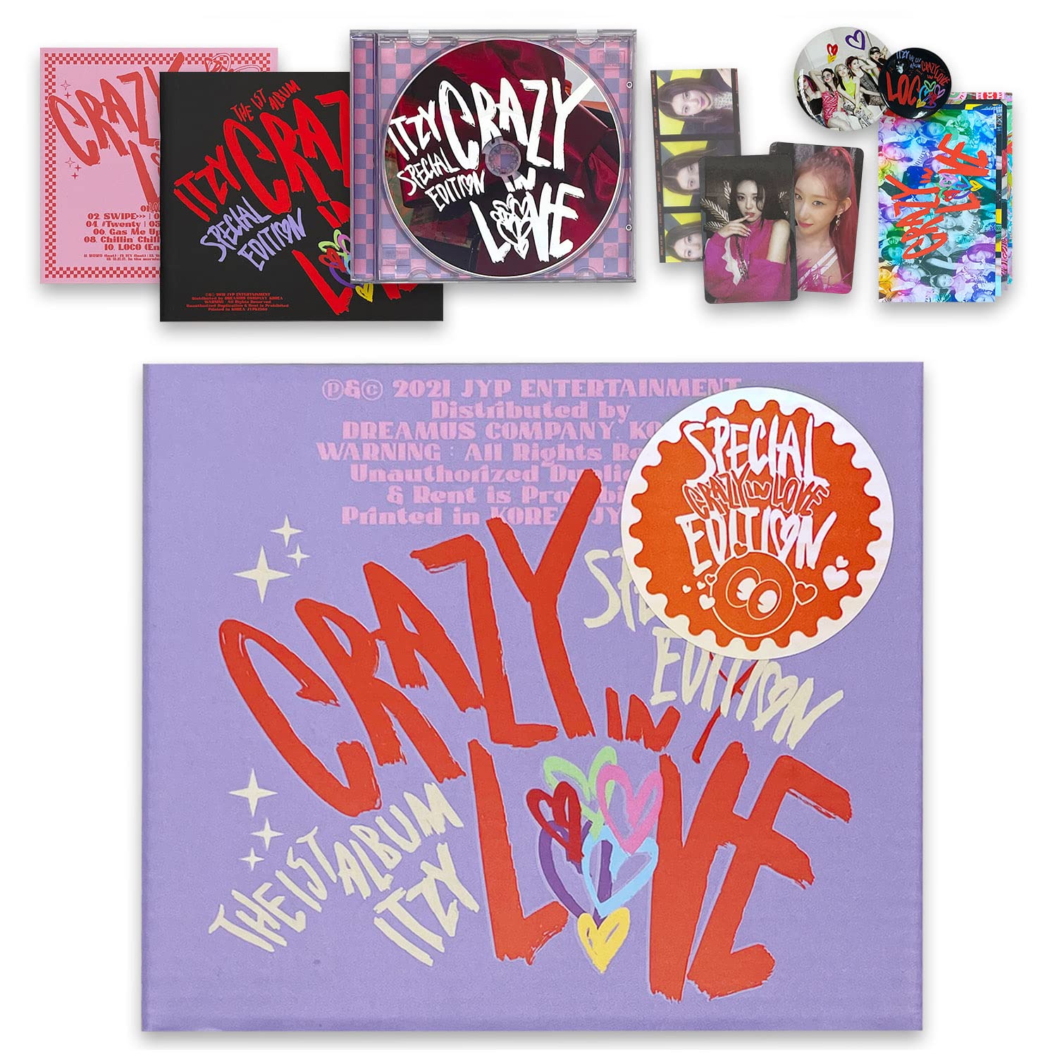 Amazon.com: Podcast - ITZY [ CRAZY IN LOVE ] Special Edition