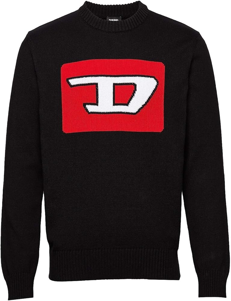 Amazon | [Diesel] (ディーゼル) メンズ ビッグロゴ ニット
