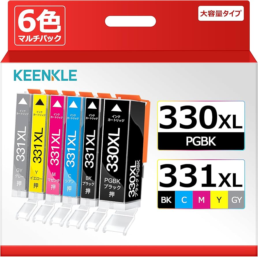 Canon PIXUS 大容量330 331インクセット Amazon.co.jp: BCI-331/330 6本