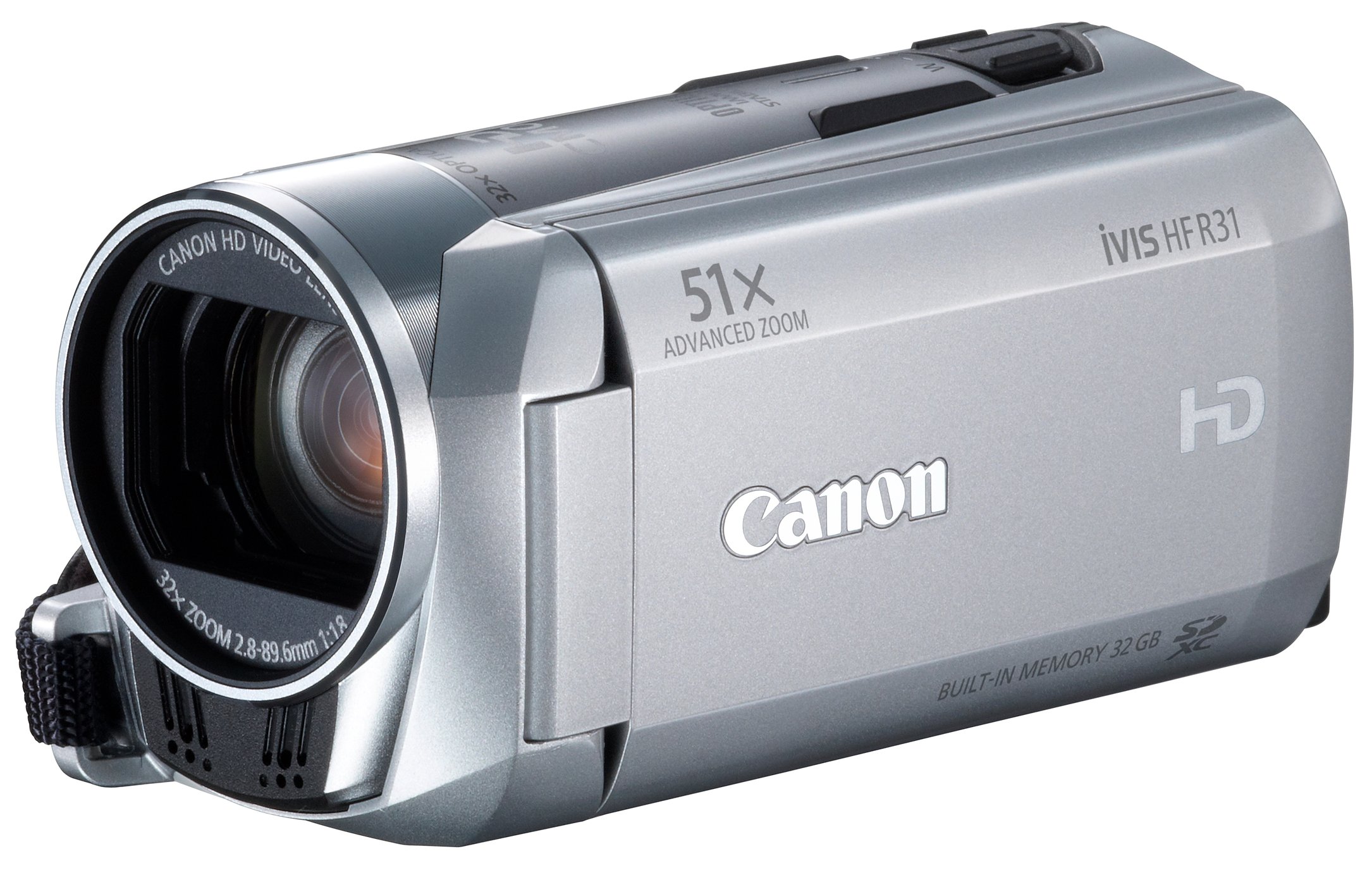 Amazon | Canon デジタルビデオカメラ iVIS HF R31 シルバー 光学32倍