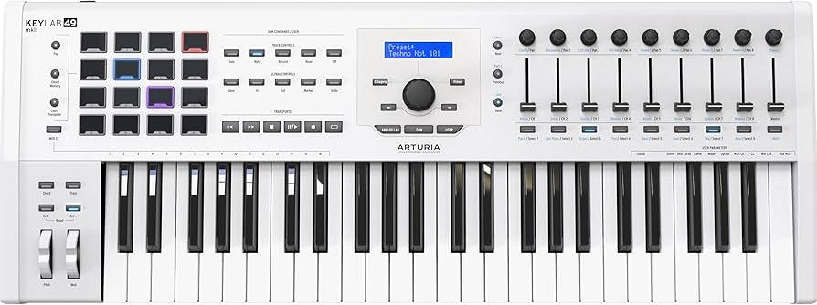 Amazon | Arturia KeyLab MKII 49 Professional MIDI Controller and