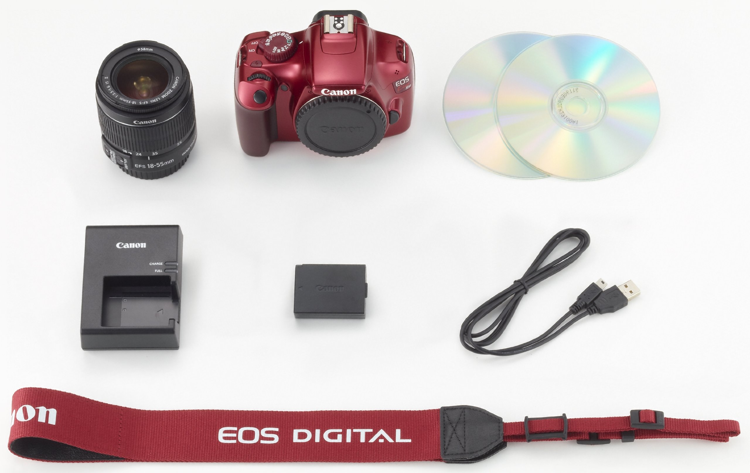 Amazon | Canon デジタル一眼レフカメラ EOS Kiss X50 レンズキット EF