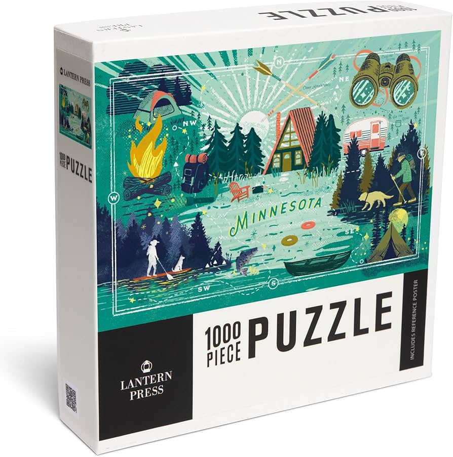Amazon.com: Lantern Press Minnesota, Lake Life Series, Lake Life