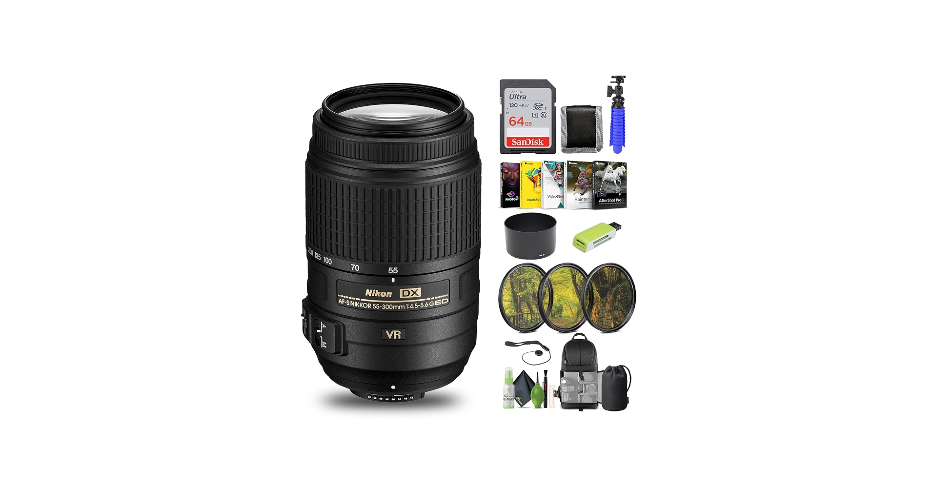 Amazon.com: Nikon - AF-S DX NIKKOR 55-300mm f/4.5-5.6G ED VR