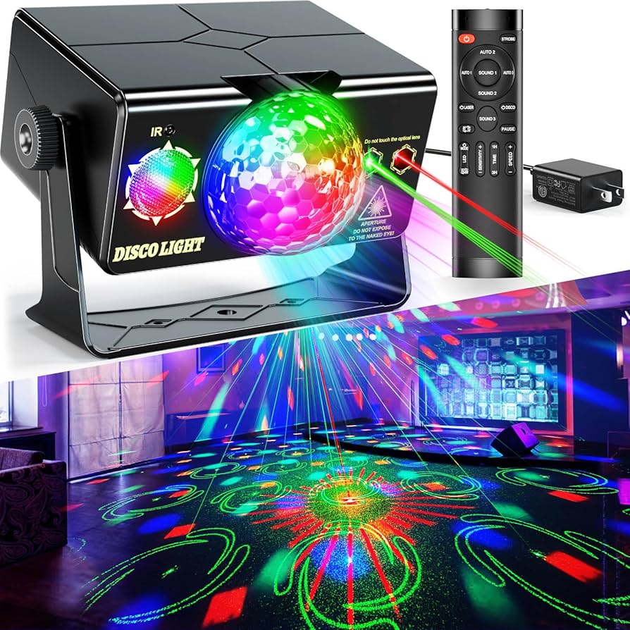Amazon.co.jp: パーティーライト DJディスコライト ディスコボール