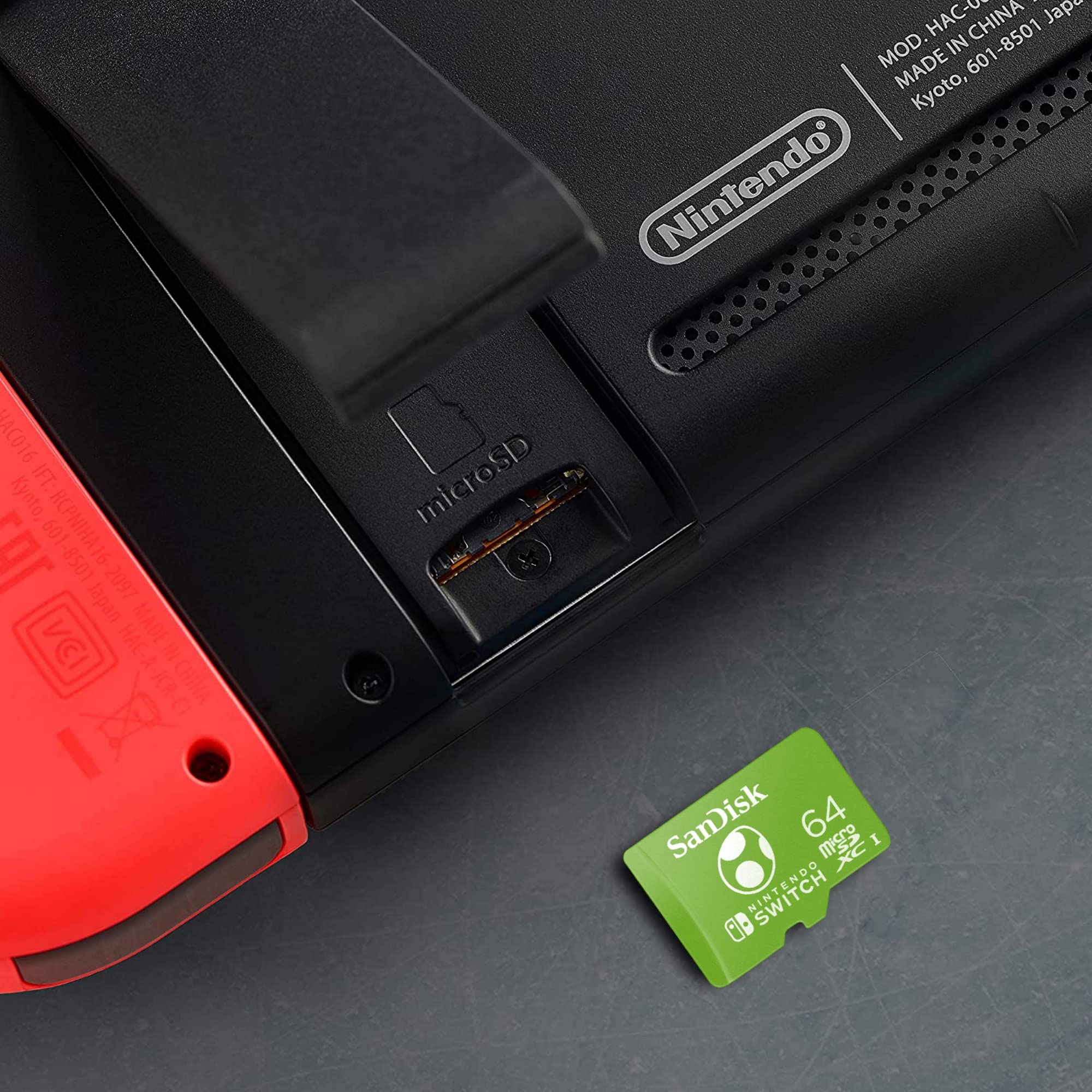 Amazon.com: SanDisk 64GB microSDXC-Card Licensed for Nintendo