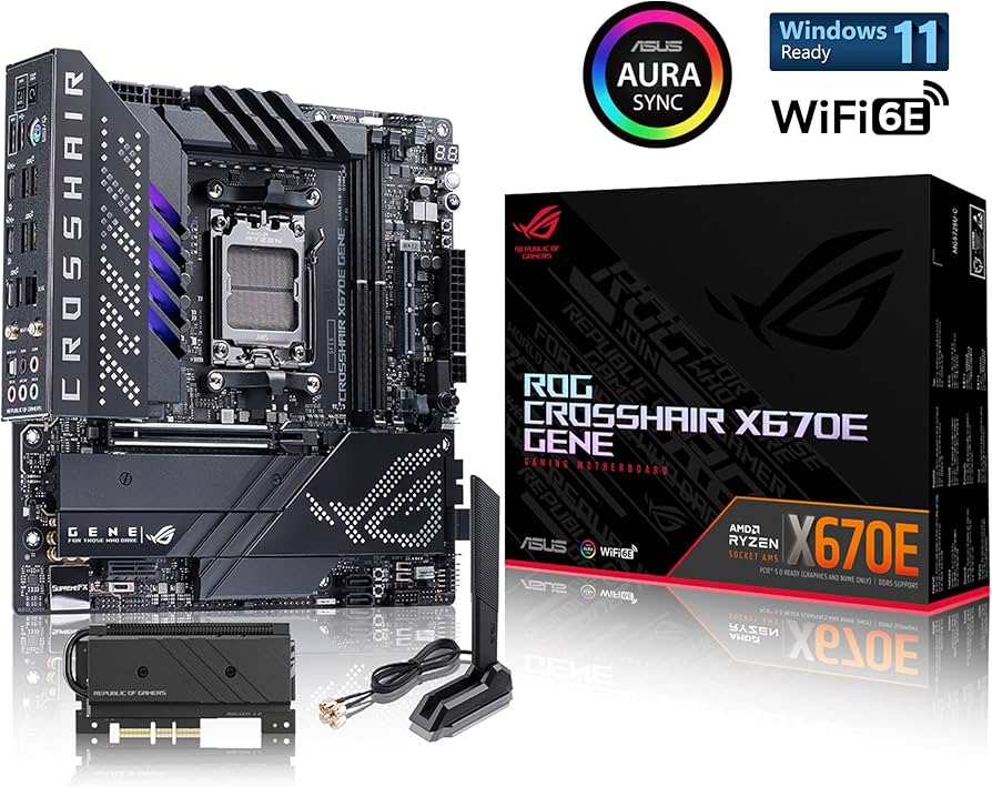 ASUS ROG CROSSHAIR X670E GENE WIFI 6E Socket AM5(LGA 1718) Ryzen