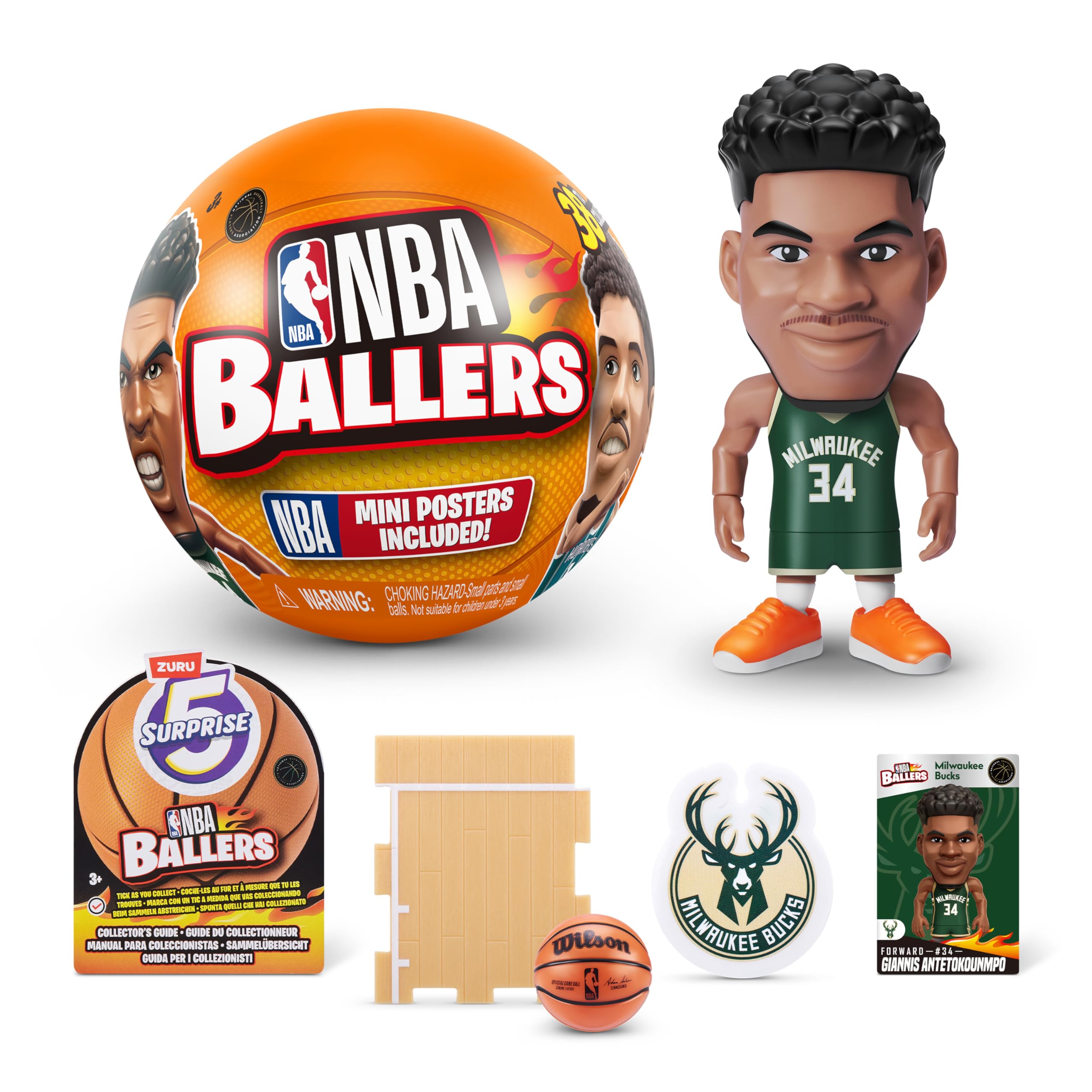 Amazon.co.jp: ZURU 5 サプライズ NBA ボーラーズシリーズ1