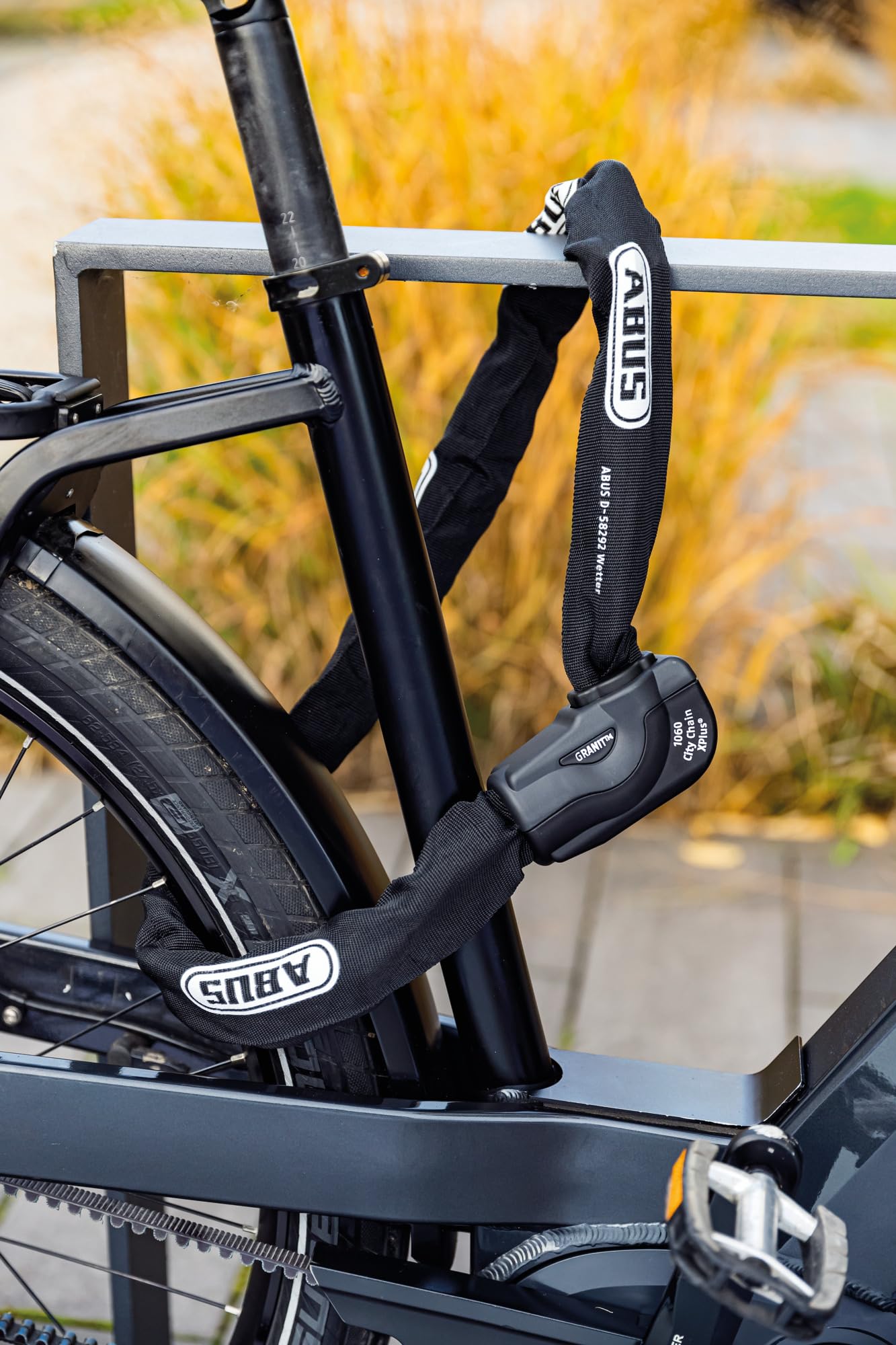Amazon.co.jp: ABUS(アブス) バイク用チェーンロック 170cm グラニット