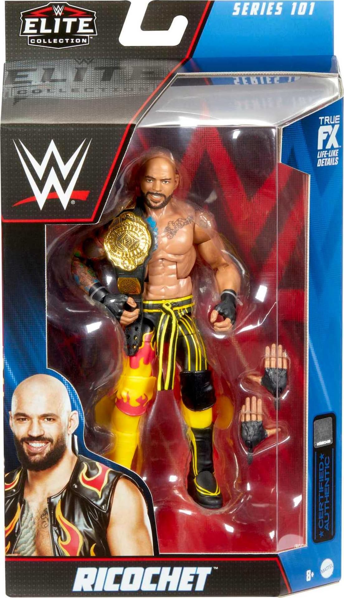 Amazon.co.jp: Mattel WWE リコシェ エリートコレクション アクション