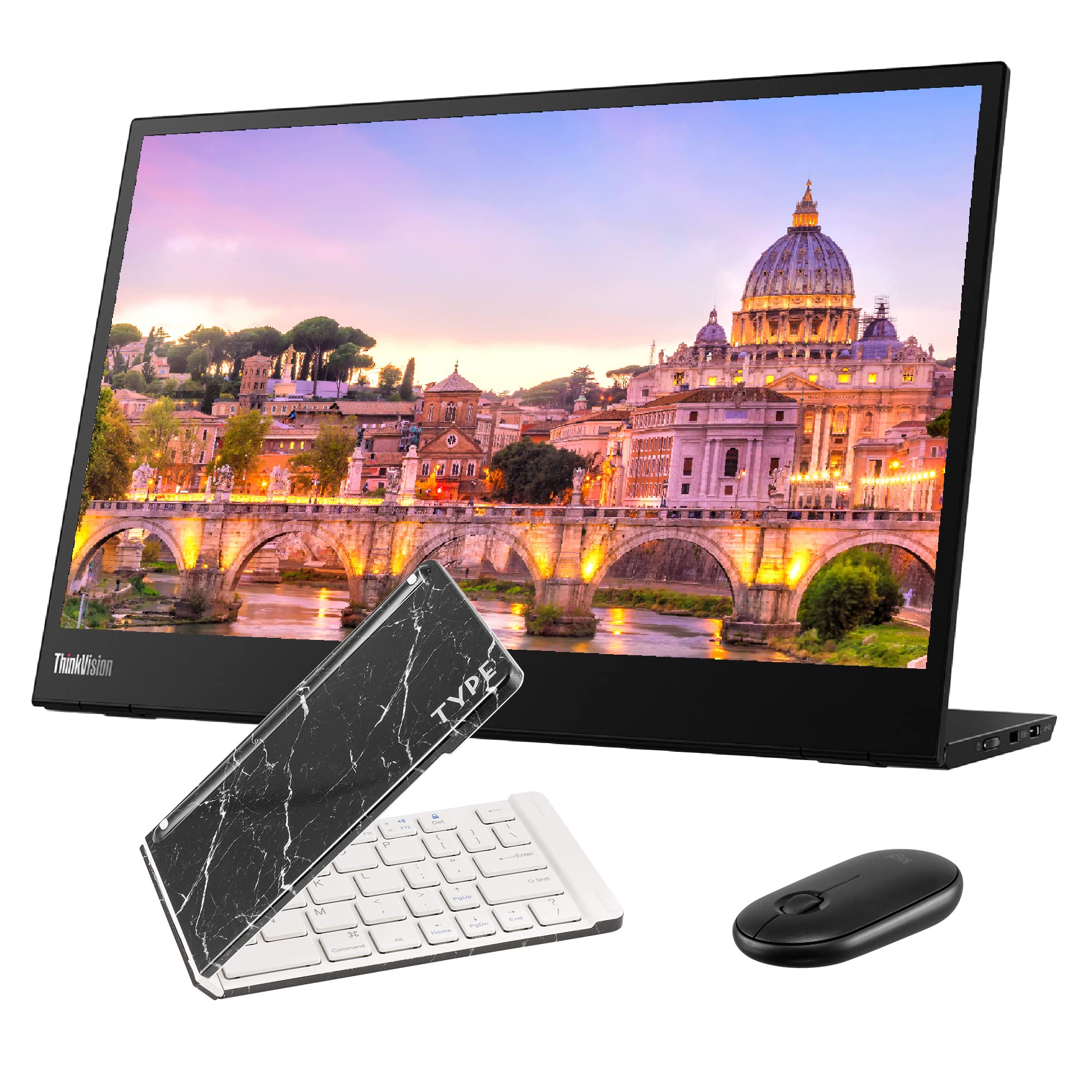 Amazon.com: Lenovo ThinkVision M14 14 Inch, 1920 x 1080y, IPS, 2