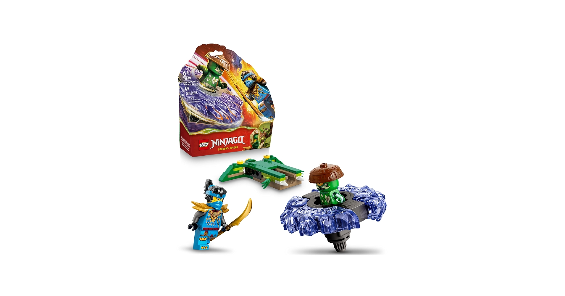 Amazon.com: LEGO NINJAGO NYA vs. Mutation Monster Spinner Building