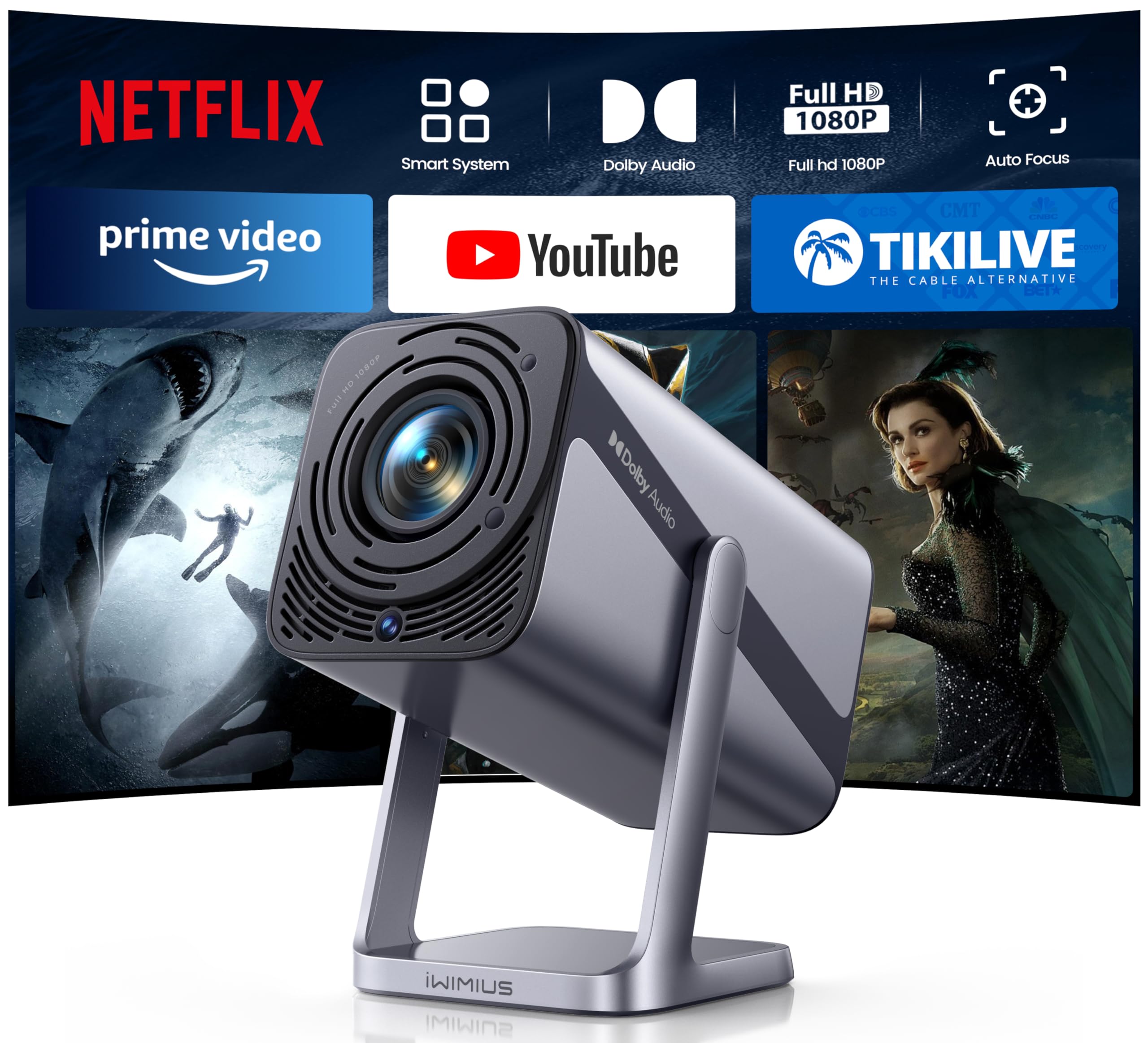 Amazon.co.jp: プロジェクター 家庭用 【Netflix&DoIby&4K対応