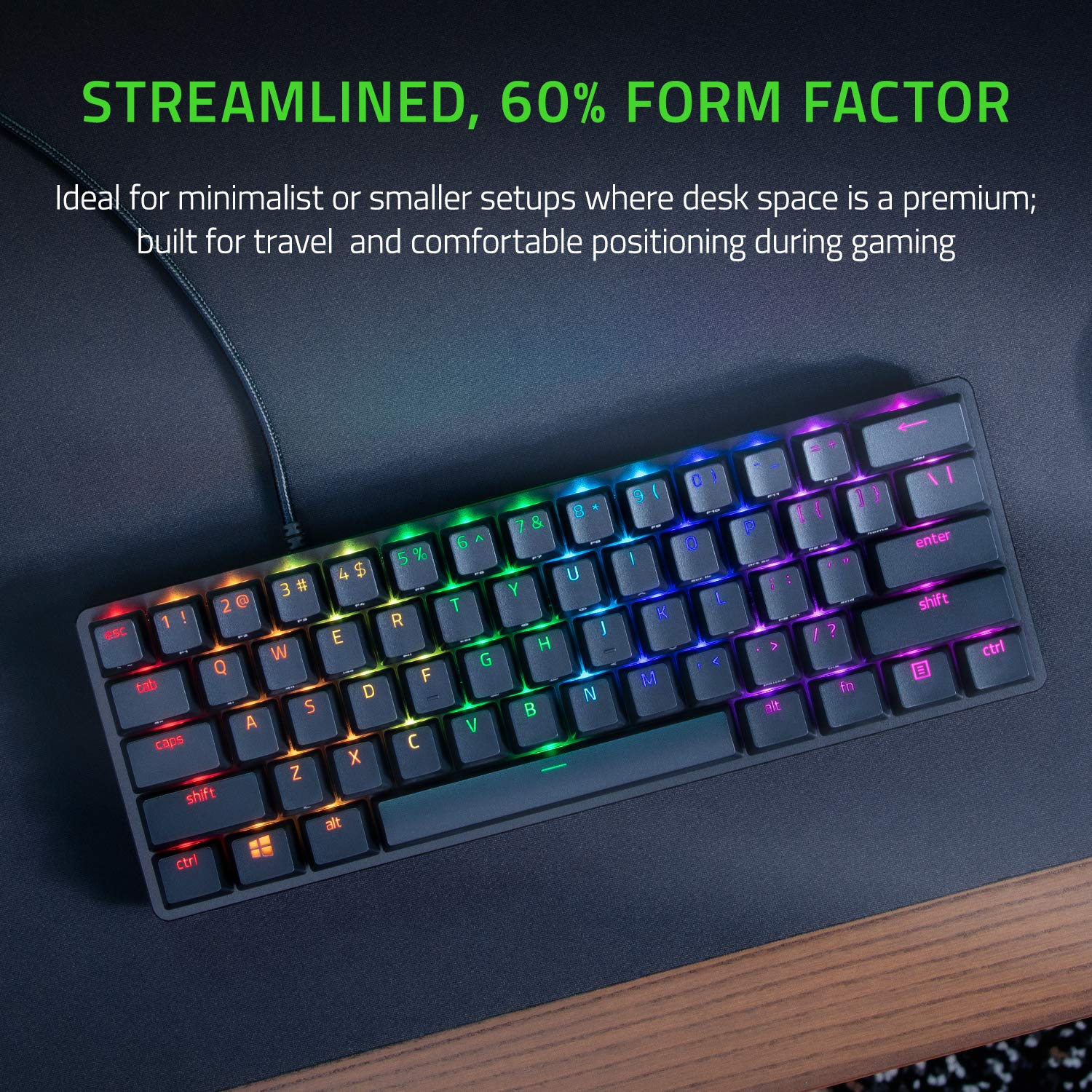 Amazon.com: Razer Huntsman Mini 60% Gaming Keyboard: Fast Keyboard