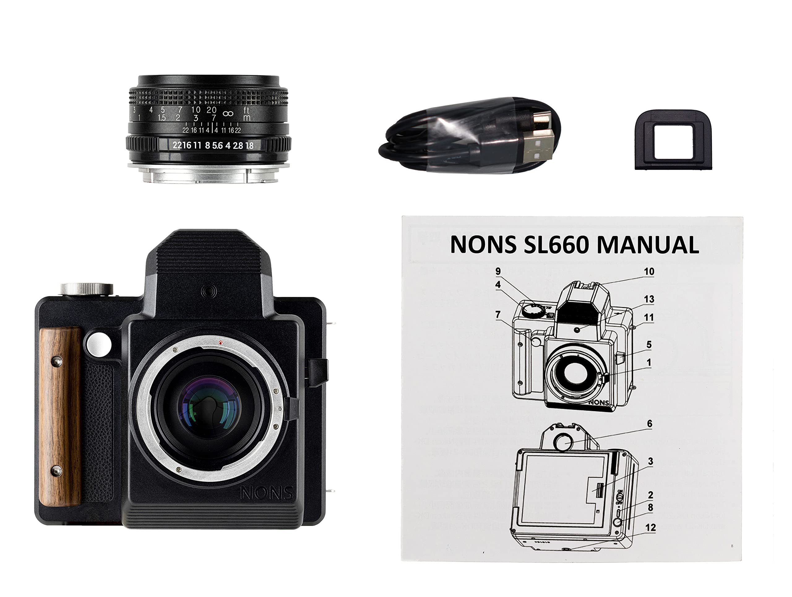 Amazon.co.jp: NONS SL660 インスタントカメラ - 交換レンズ EF