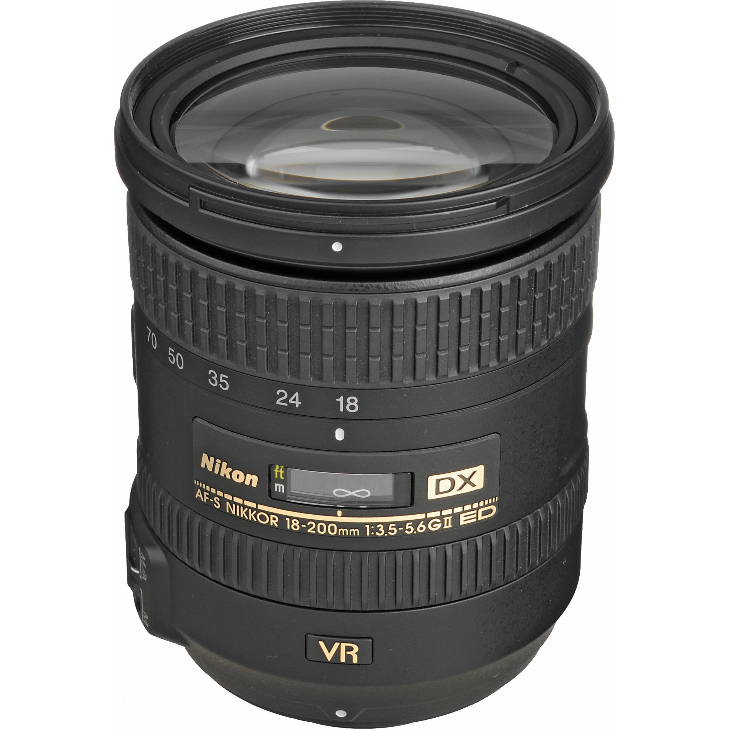 Nikon 18-200mm f/3.5-5.6G AF-S ED VR II Nikkor Telephoto Zoom Lens