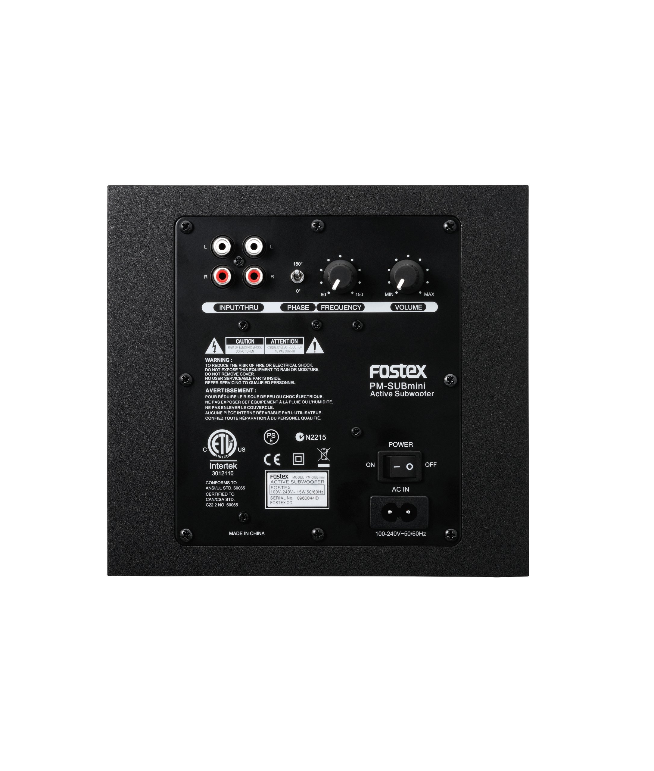 Amazon | FOSTEX アクティブ・サブウーハー PM-SUBmini | モニター