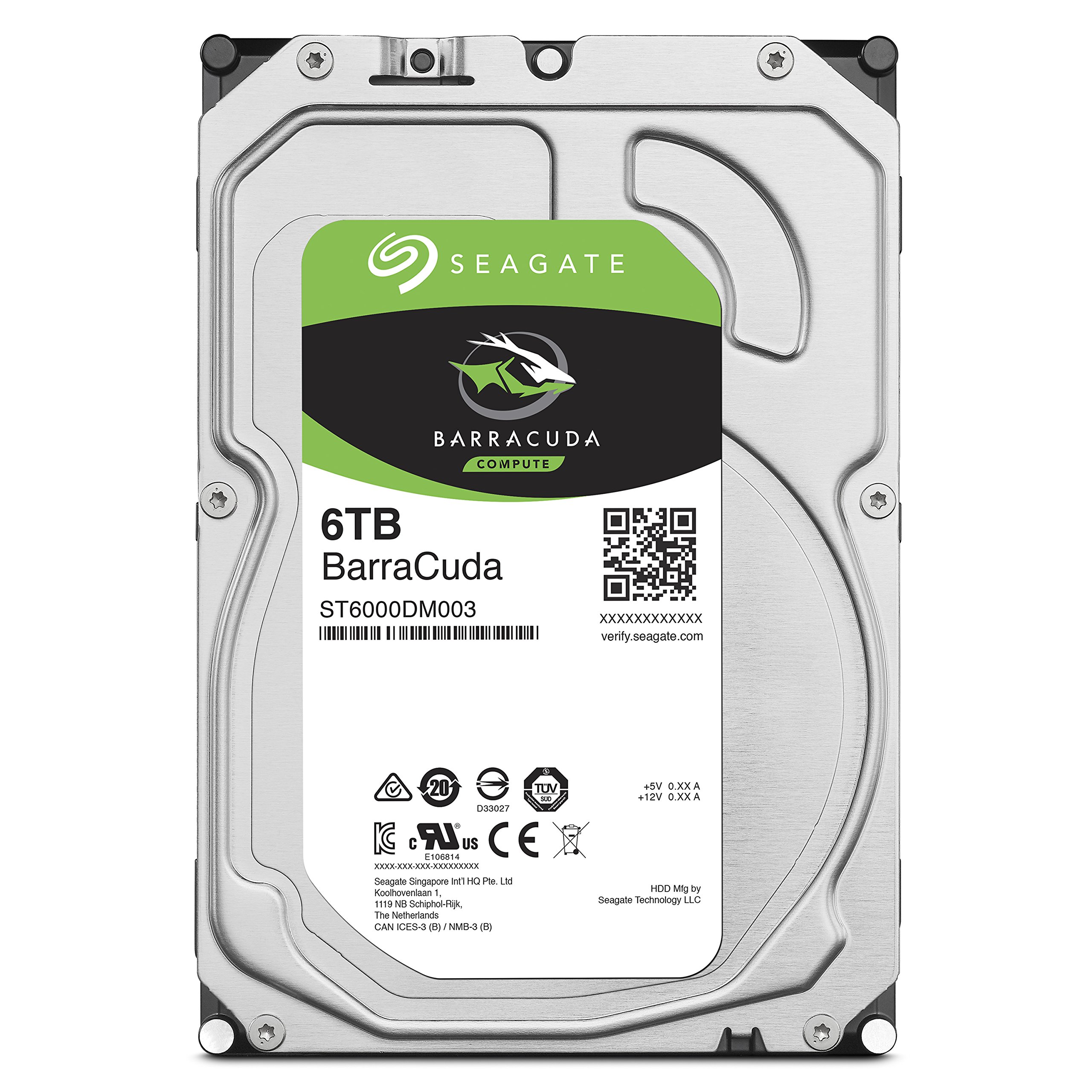 Amazon | Seagate BarraCuda 3.5インチ 6TB 内蔵 ハードディスク HDD