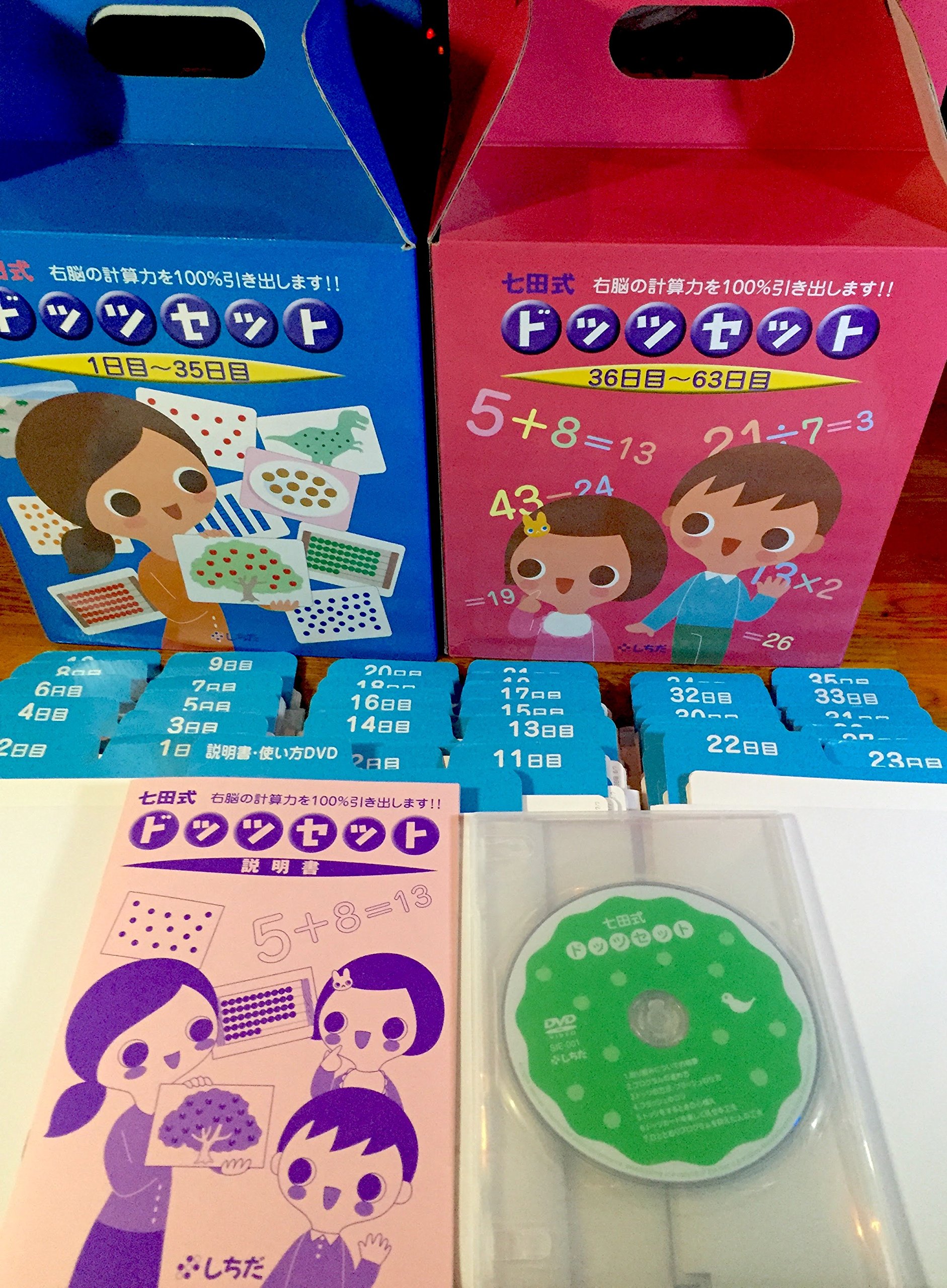 Amazon.co.jp: 右脳の高速計算力を引き出す！「七田式ドッツセット」0