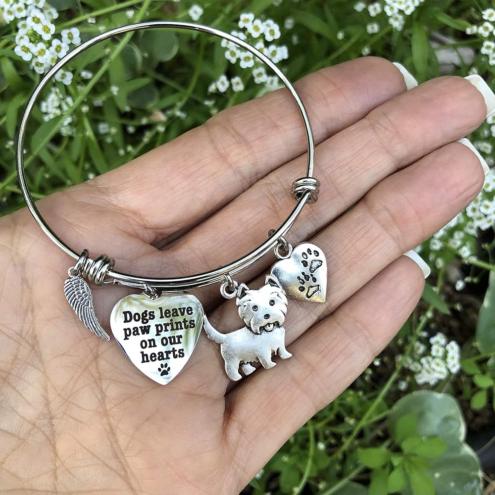 Amazon.com: Custom Dog Memorial Bracelet - You Choose Charms