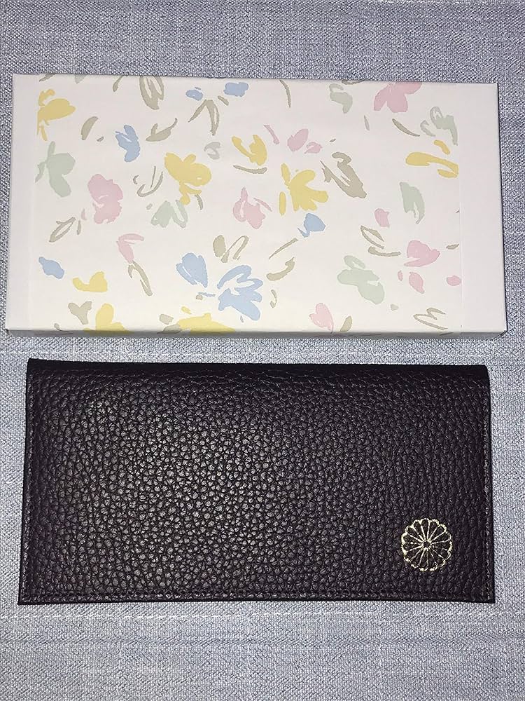 Amazon.co.jp: 皇居 牛革 長財布 黒 皇居売店 お財布 : ファッション