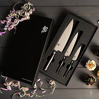 Amazon.com: Shun Classic 3 Pc Starter Knife Boxed Set: Flatware