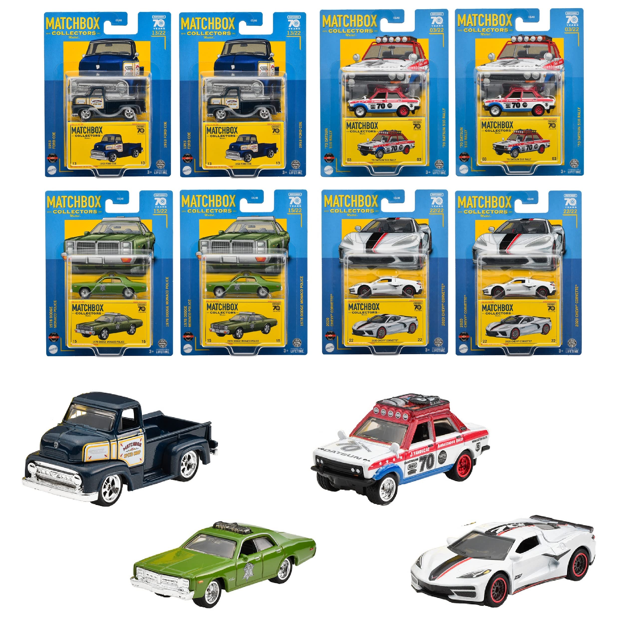 Amazon | マッチボックス(Matchbox) コレクターズ アソート【ミニカー8