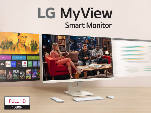 LG MyView Smart Monitor 25SR50F-W 24.5-Inch Full HD (1920x1080