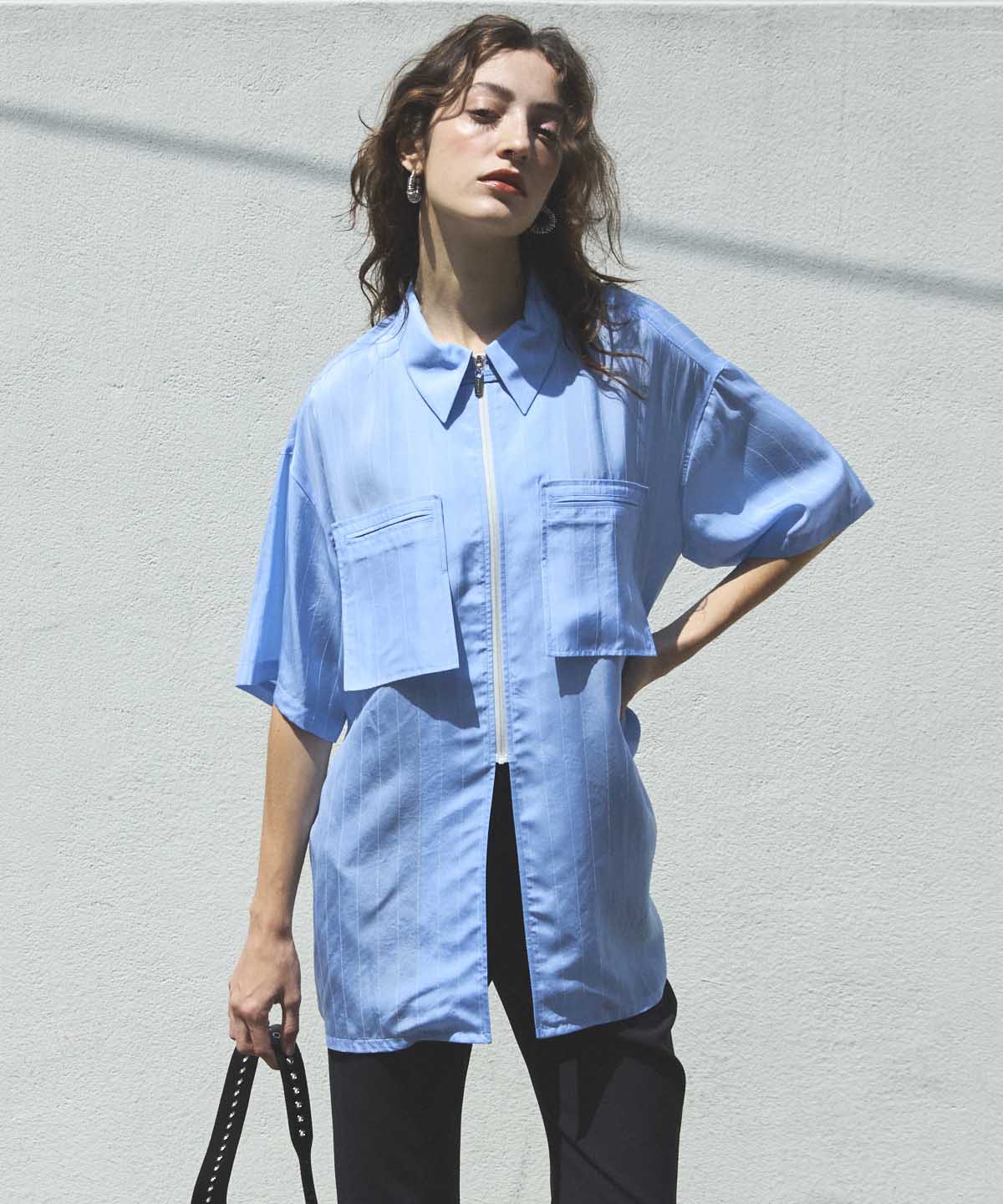 Striped Zip Shirt