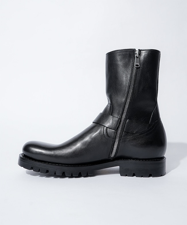 NN-F4703]nonnative(ノンネイティブ)BIKER ZIP UP BOOTS COW LEATHER