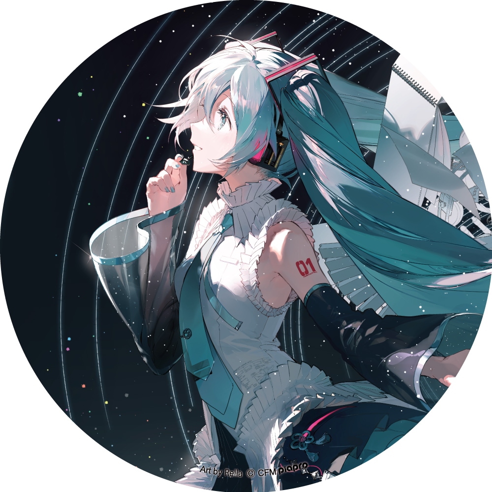 キャラパブ | 初音ミク | コースターパブミラー 初音ミク (Art by Rella)