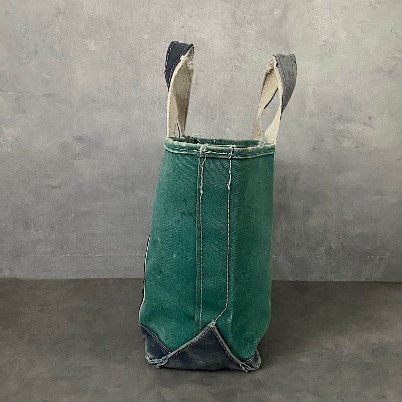 2色タグ80sL.L.BEANトート緑トールサイズ 80s L.L.BEAN デラックス