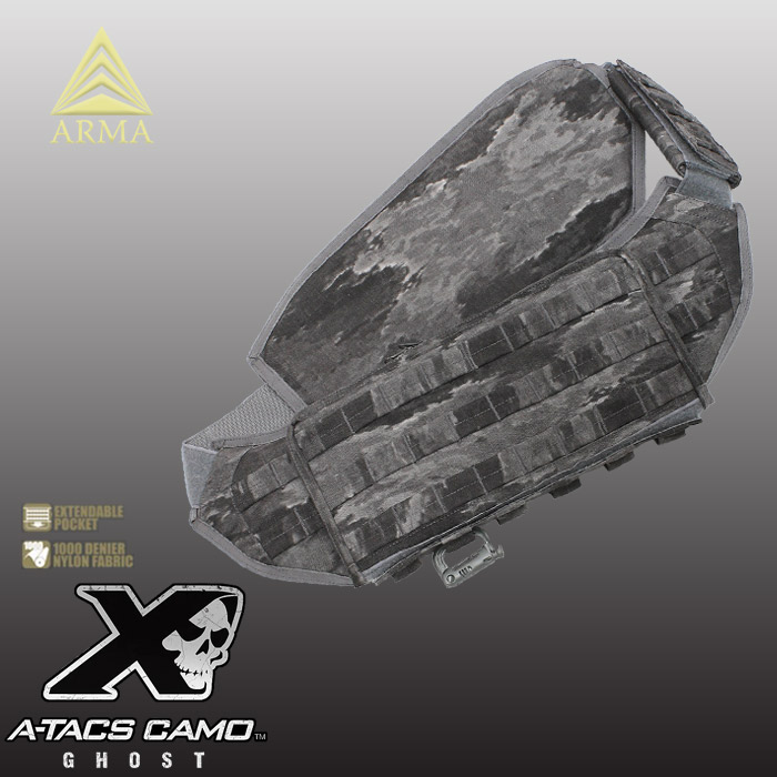 ARMA HUSK BANDOLEER アルマハスクバンダリア　実物絶版　MC ARMA HUSK BANDOLEER / A-TACS iX<br>【アルマ ハスク バンダリア エー