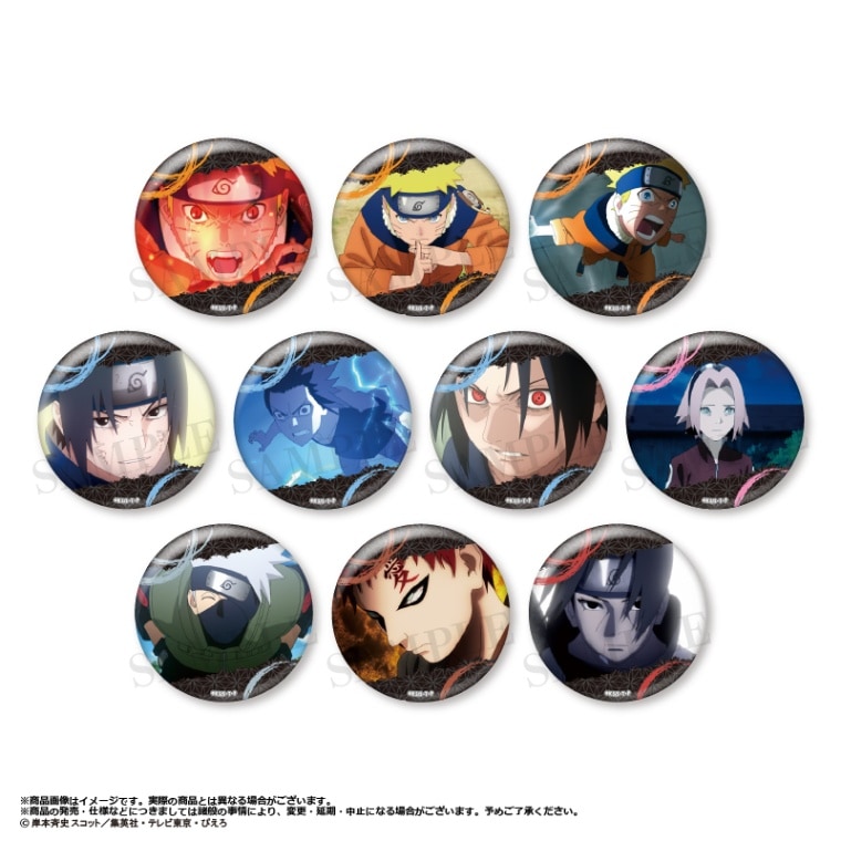 NARUTO CANバッジ 缶バッジ NARUTOP99 カカシ 18点セット NARUTO CAN