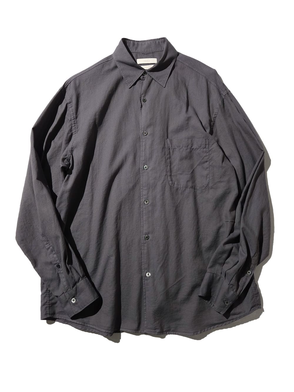 YOKE(ヨーク) GARMENT DYED COTTON SILK TWILL SHIRT - COLDBECK