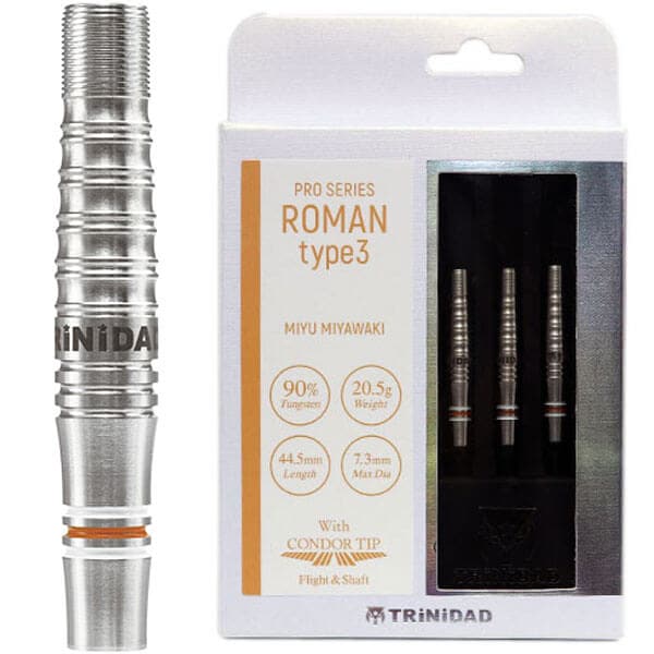 トリニダード Roman Type3 ローマン3 2BA20.5g 宮脇実由選手 ダーツ バレル