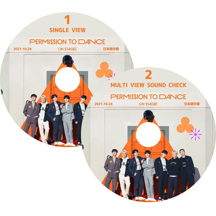 K-POP DVD】BTS PERMISSION TO DANCE ON STAGE(2枚SET)☆【日本語字幕