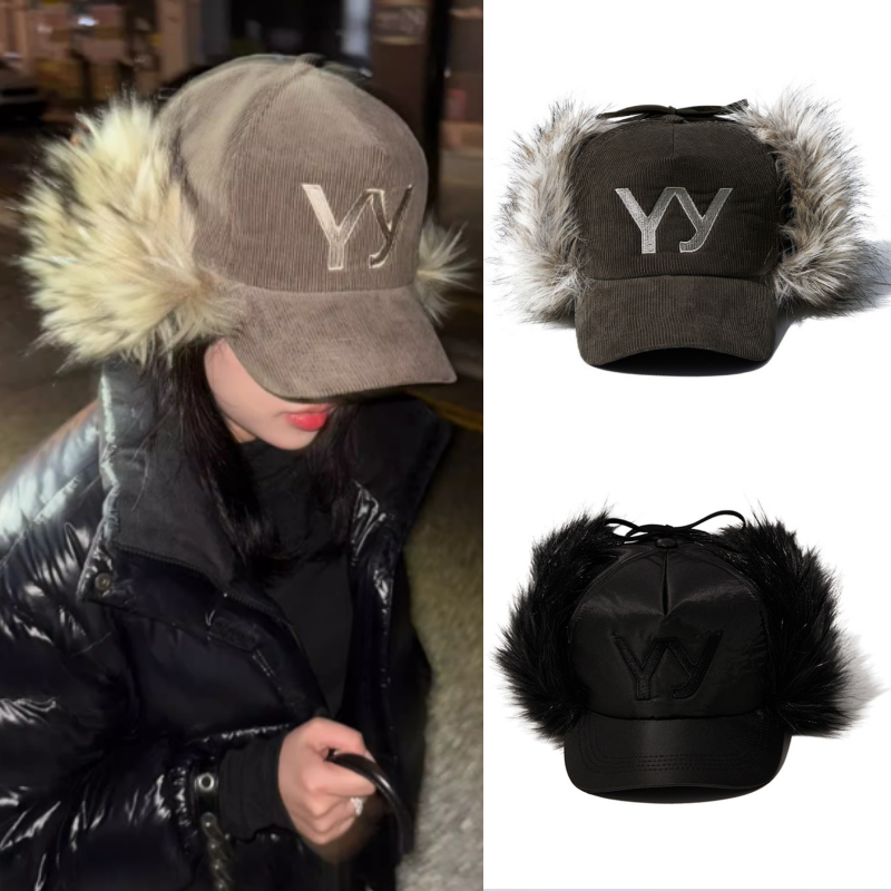 OPEN YY キャップ FAUX FUR CORDUROY EARFLAP CAP｜MIRISE(ミライズ