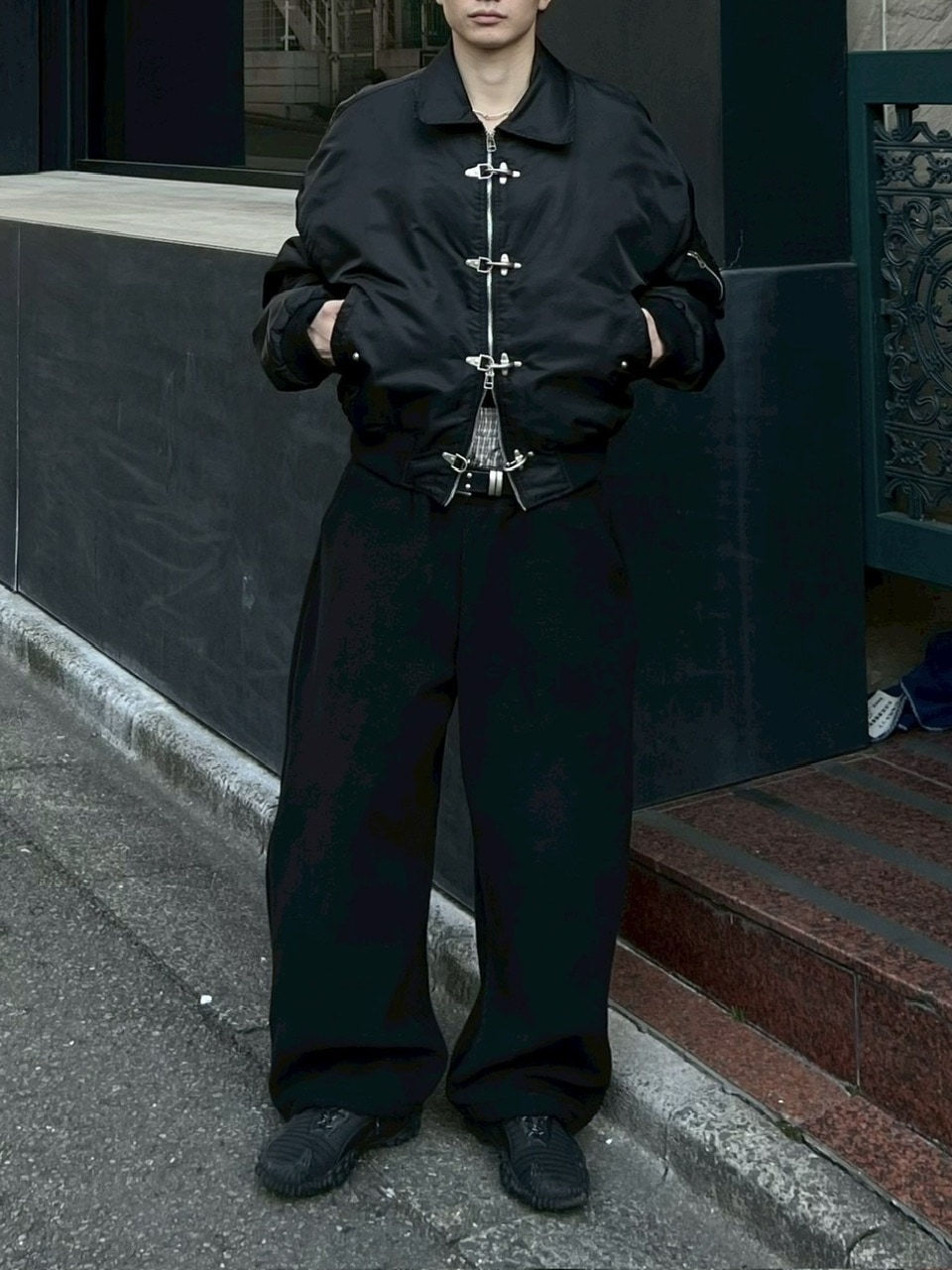 大阪店WEB限定【Chikashitsu +】fireman MA-1 jacket