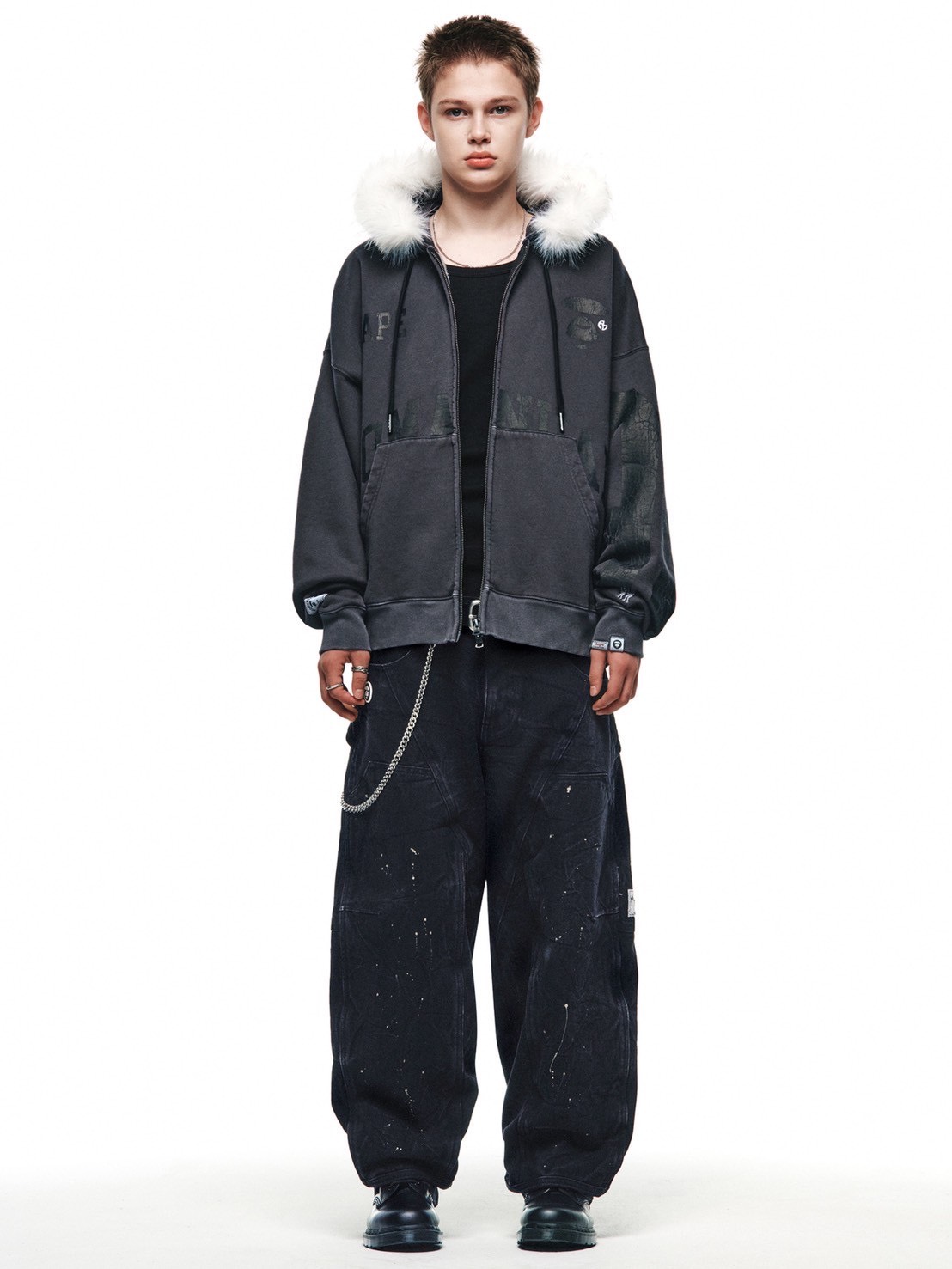AAPE X NOMANUAL】AAPE X NOMANUAL HOODIE ZIP-UP 1 | OUR BRAND