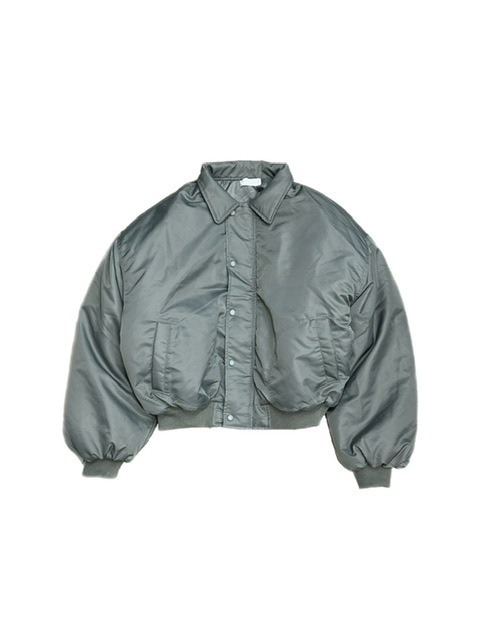 Chikashitsu +】cropped padding jumper (3color) | OUR BRAND