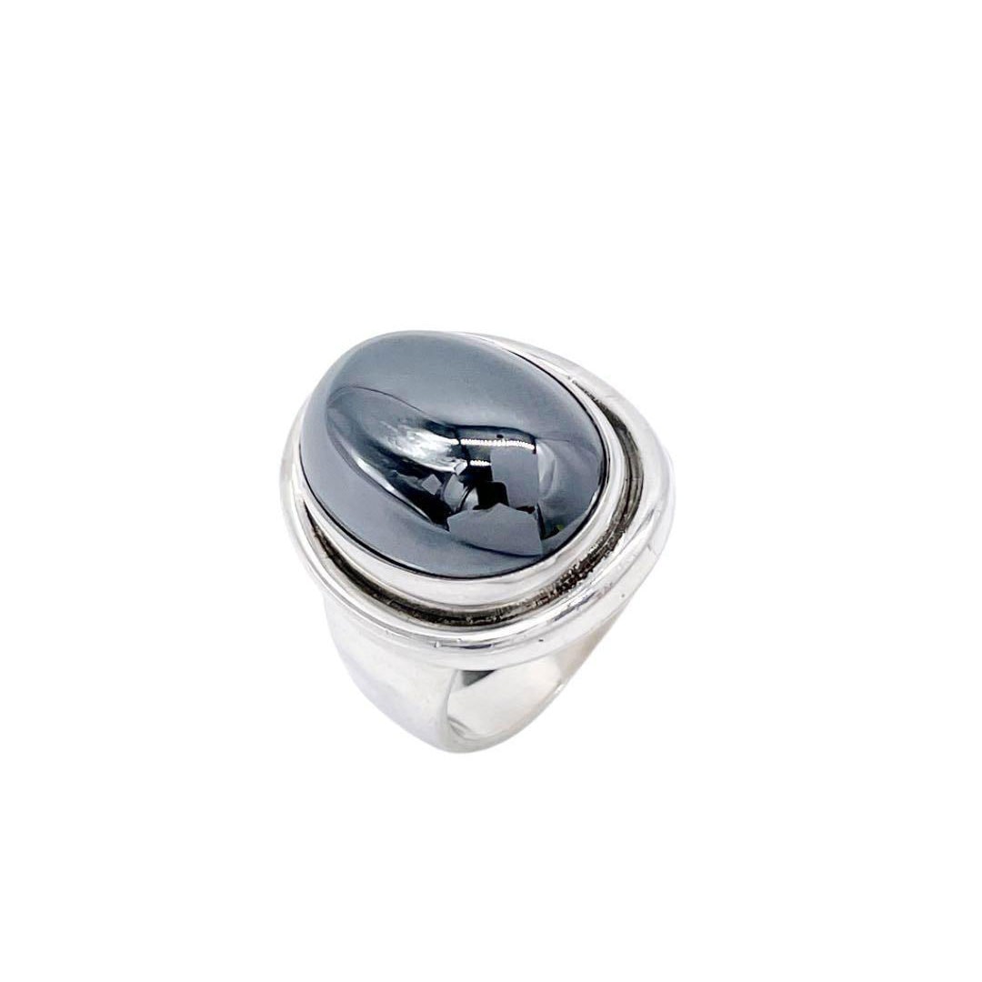 Georg Jensen ジョージジェンセン ヘマタイトリング 指輪 SV925