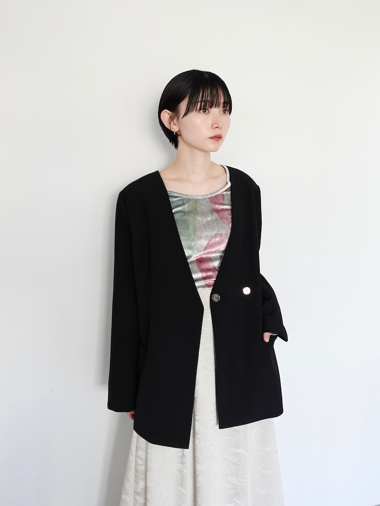 Collarless Jacket｜カラーレスジャケット – MARTE