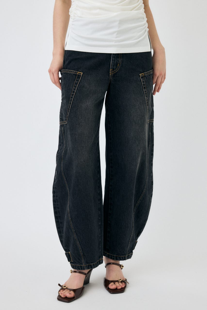 MOUSSY | NARROWED HEM コクーンストレート (ワイド ) |SHEL'TTER WEBSTORE