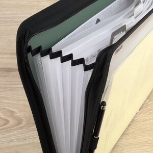 Five Star 7-Pocket Expanding File with Reminder Tabs, 8 1/2