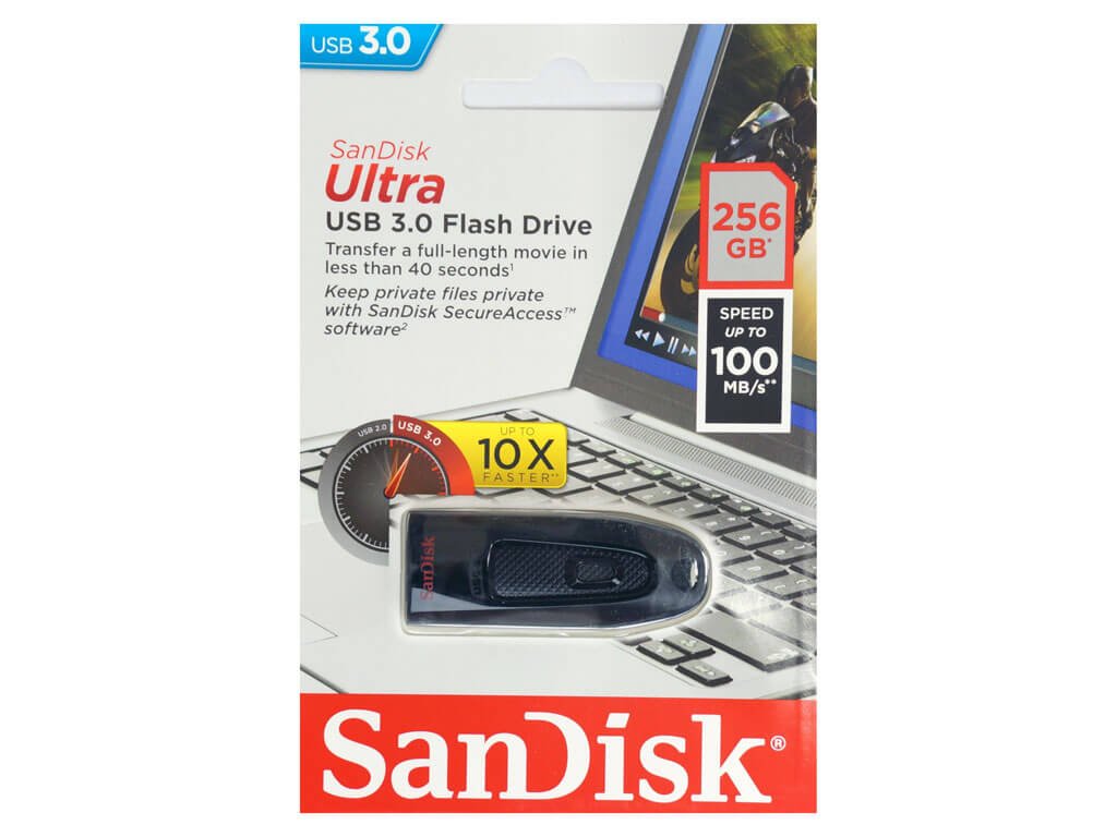 SanDisk SDCZ48-256G-U46 Ultra USBフラッシュメモリ 256GB USB3.0対応