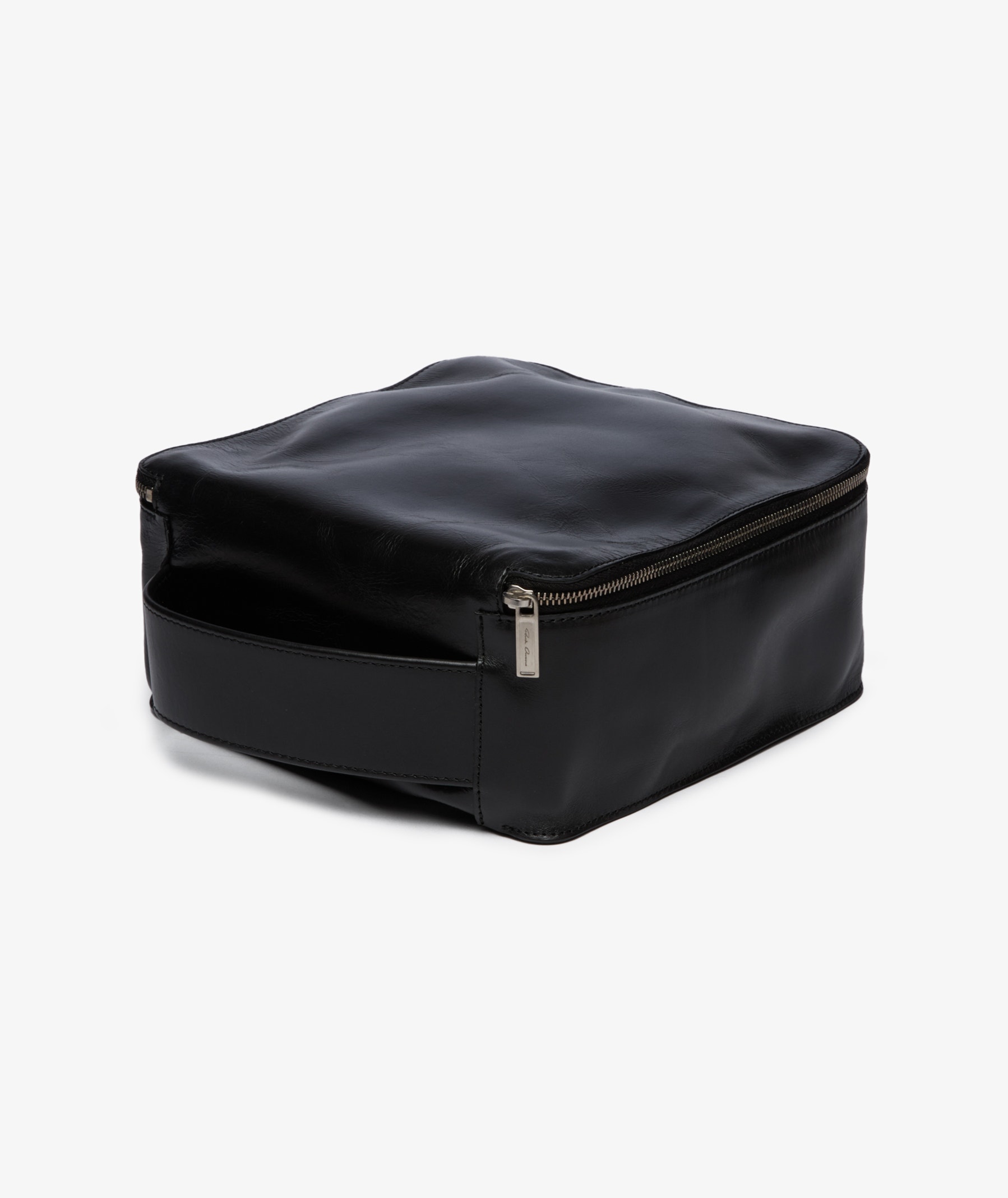 Rick Owens Large Leather Beauty Case | Black | SVD USA