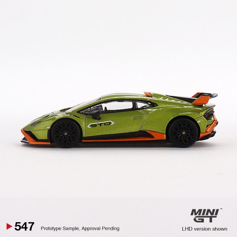 Lamborghini Huracan STO Verde Citrea By MINI GT - MINIATURE TOY SHOP