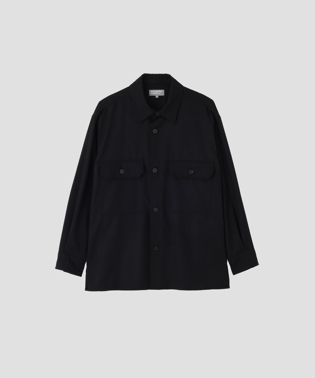MERINO CASHMERE FLANNEL SHIRT | MARGARET HOWELL（マーガレット