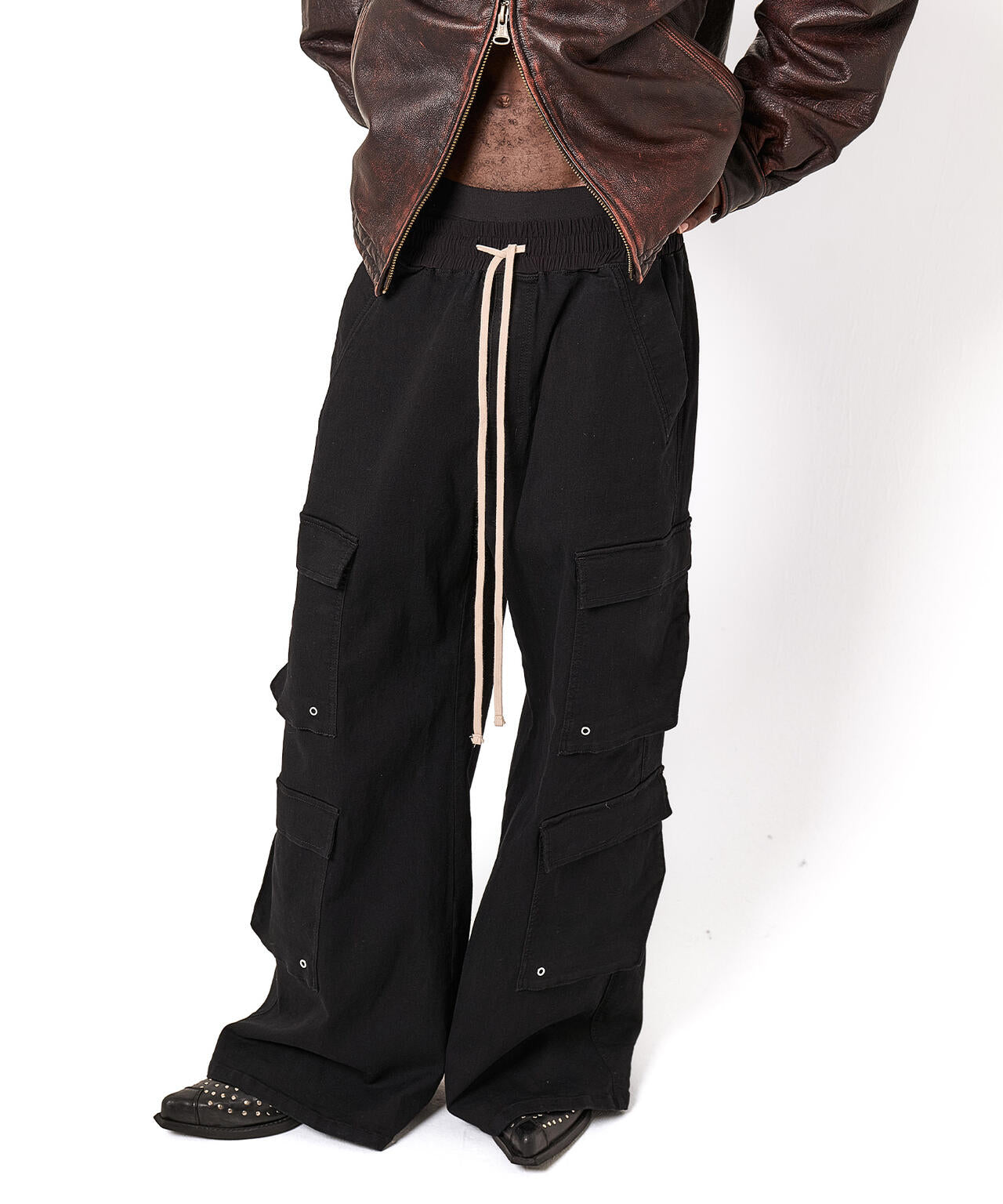 DankeSchon/ダンケシェーン/TCBLACK FLARE CARGO PANTS | L.H.P